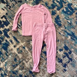 Kyte, 2T pajama set, light pink